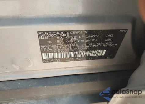 2019 Toyota Rav4 Xle/Xle Premium from USA, damaged, VIN JTMP1RFV5KD019495